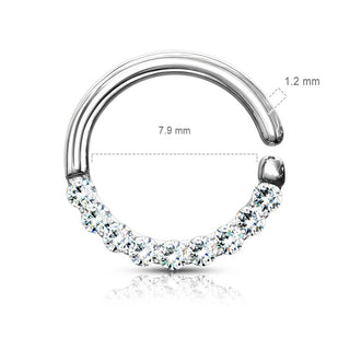 Anneau Zircone Pliable
