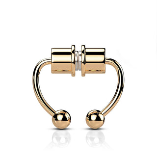 Faux Piercing au nez Aimant Septum Aimant
