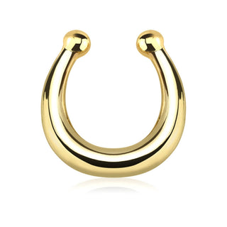Faux Piercing au nez Septum Pliable