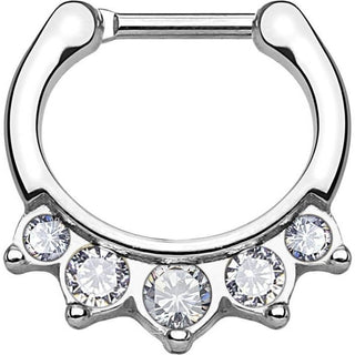 Septum Clicker 5 Zircones Cliqueur