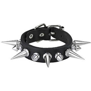 Bracelet Noir Rivets