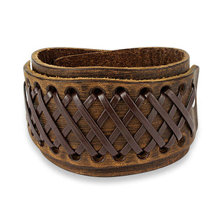 Bracelet Marron Noué