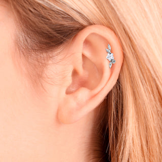 Barre Fleur Zircone