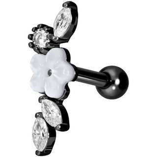Barre Fleur Zircone