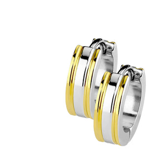 Boucle d'Oreille 2 couleurs Cliqueur