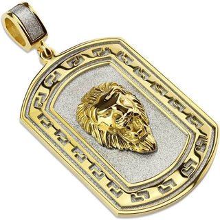 Collier Plaque Lion Or