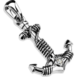 Collier Ancre Argent
