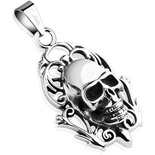 Collier Crâne Argent