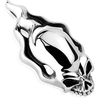Collier Crâne Flamme