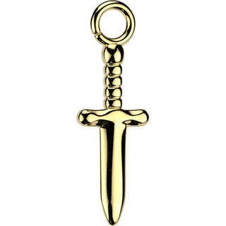 Titane Veste pendentif poignard