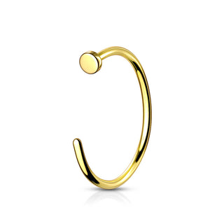 Anneau de Nez Anneau Demi-Cercle