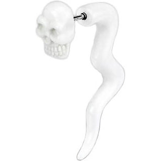 Faux Plug Tête de mort Filetage Interne