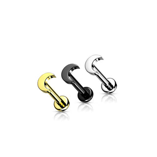 Titane Labret Lune Plate Filetage Interne