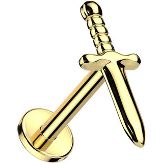 Titane Labret poignard Filetage Interne