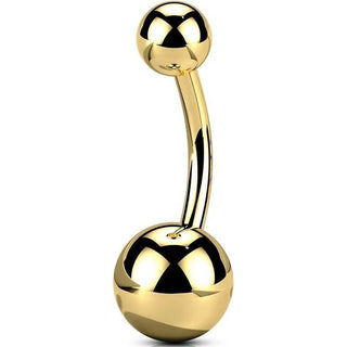 Titane Piercing Nombril Bille Filetage Interne