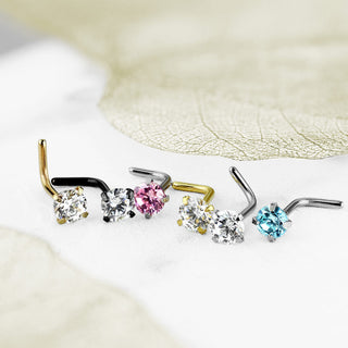 Nez En Forme de L Zircone, 7 morceaux