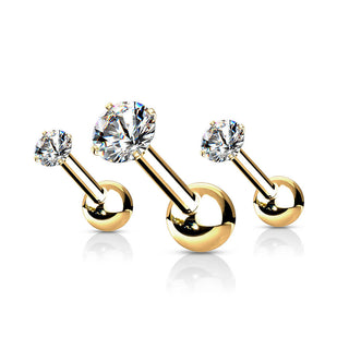 Zircone Ronde 2, 3 et 4 mm, 3 morceaux