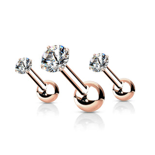 Zircone Ronde 2, 3 et 4 mm, 3 morceaux