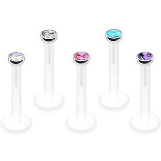 Labret Zircone Ronde, 5 morceaux