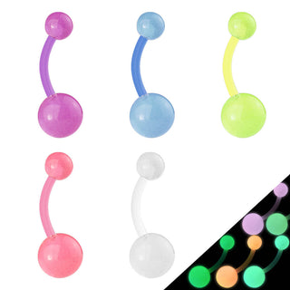 Piercing Nombril Phosphorescent, 5 morceaux