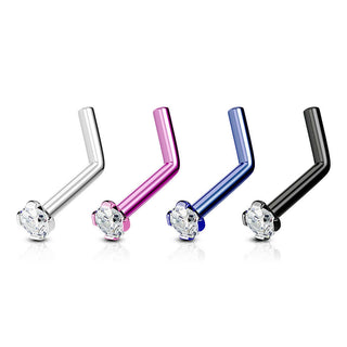 Nez En Forme de L Zircone, 4 morceaux