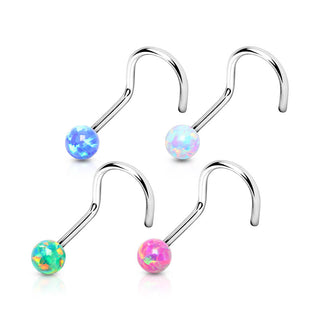 Nez  Vis Bille Opale Argent, 4 morceaux