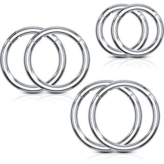 Anneau Argent Cliqueur, 3 paires