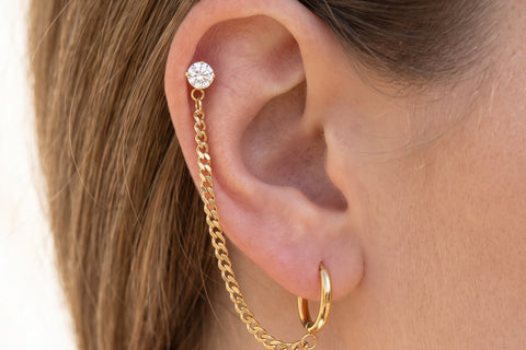 Piercing avec Chaîne