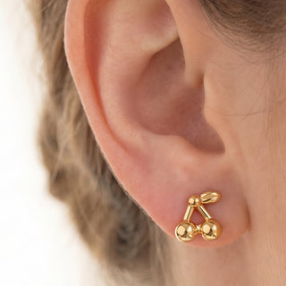 Cherry Piercings – selection on linen