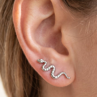Snake Ear Piercings – selection on linen