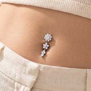 Star Belly Button Piercings – selection on linen