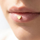 Piercing Lèvre Cœur