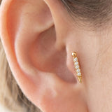 Piercing Tragus Doré