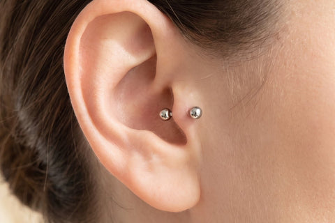 Piercing tragus argent