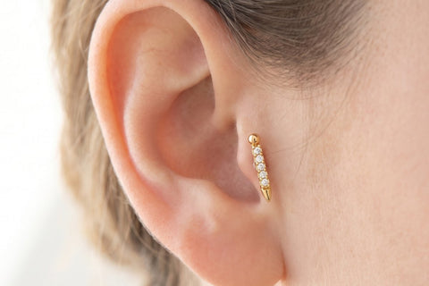 Piercing Tragus Doré