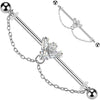 Industrial Barbell zirconia bee chain