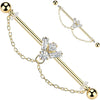 Industrial Barbell zirconia bee chain