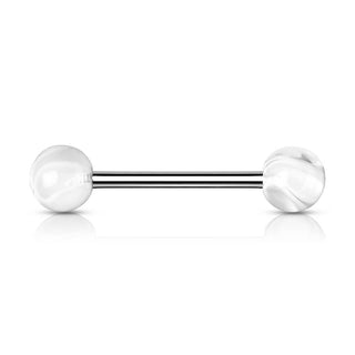 Barbell Acrylic Marble Ball