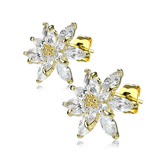 Bouton d'Oreille Fleur Zircone