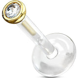 Piercing Lèvre Or