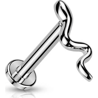 Labret slithering snake Internally Threaded