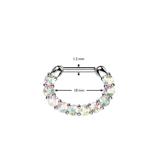 Septum Piercing Zirconia Clicker