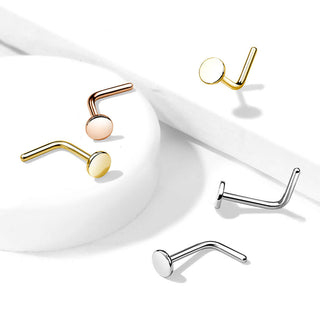 Nose L-Shape Round Flat
