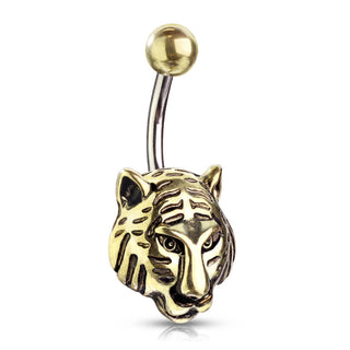 Piercing Nombril Tigre Or