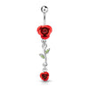 Piercing Nombril Pendentif Rose