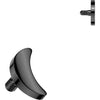 Top Top Flat Crescent Moon Internally Threaded