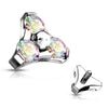 Top top triangle zirconia Internally Threaded