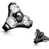 Top top triangle zirconia Internally Threaded