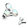 Top top triangle zirconia Internally Threaded