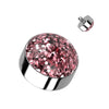 Top top ball iluminating Epoxy Internally Threaded